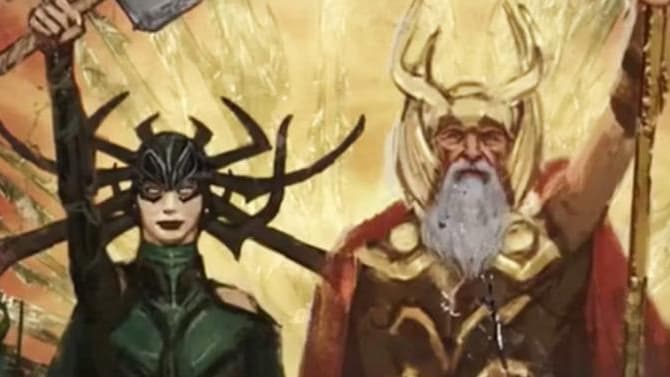 THOR: LOVE AND THUNDER - Sam Neill Shares Behind-The-Scenes Look At &quot;Odin&quot; And &quot;Hela&quot;