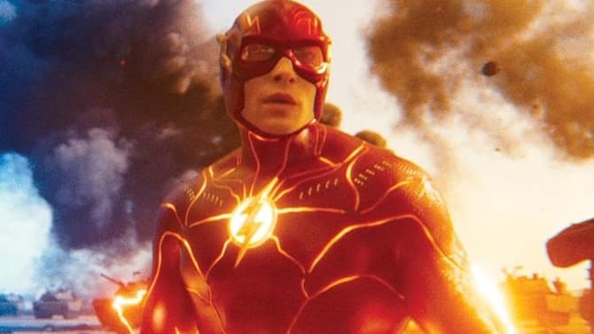 THE FLASH: Two Scarlet Speedster's Unite Against General Zod's Army In Newly Released Still