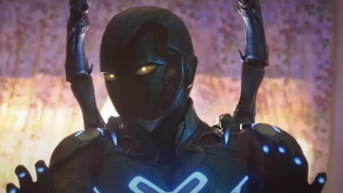 New BLUE BEETLE Promo Shows How Jaime Reyes Will Be Masking Up As The Titular Hero