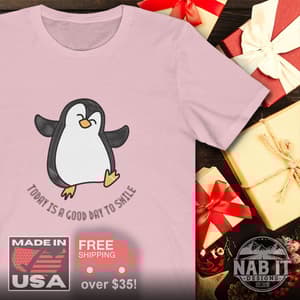 Cute Dancing Penguin Smile T-Shirt