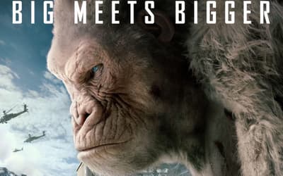 RAMPAGE: The Rock & A Gigantic Albino Gorilla Stand Tall On A New Poster That Features The New Release Date
