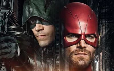 ELSEWORLDS BTS Images Give Us A Better Look Oliver Queen As The Flash & Barry Allen As Green Arrow