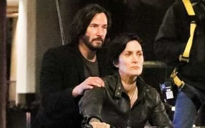 THE MATRIX 4: Neo & Trinity Reunite As Keanu Reeves & Carrie-Anne Moss Film A Chase Scene In New Set Photos