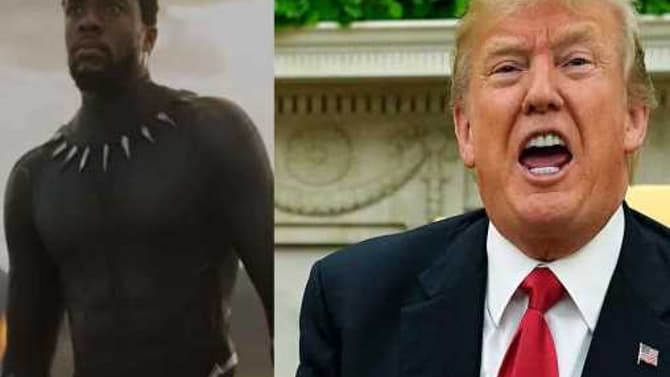 BLACK PANTHER: Comedian Offers Reward To Any Journalist Who Asks Donald Trump About US-Wakanda Relations