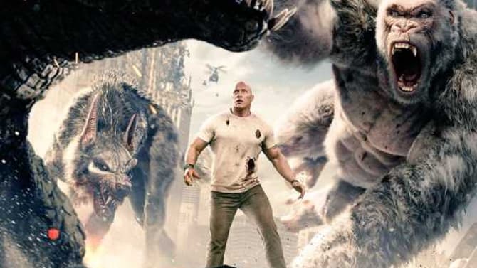 Dwayne Johnson Has A Monster Problem On A New International Poster For RAMPAGE; China Release Date Set