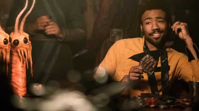 SOLO: A STAR WARS STORY - Han Meets Lando In Latest Clip; New IMAX Poster Assembles The Cast