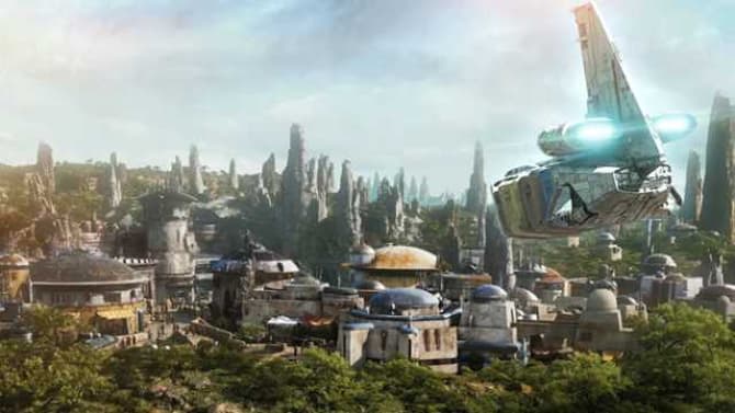 STAR WARS: GALAXY'S EDGE Drone Video Flies Us Inside Disney's Impressive New Theme Park Land