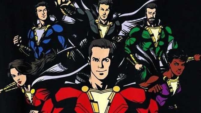 SHAZAM! Director Shares A Cool New Shot Of Zachary Levi Suited Up And The Entire Shazam Family