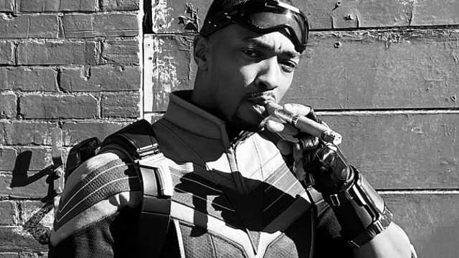 THE FALCON AND THE WINTER SOLDIER Set Photo Reveals A Closer Look At Anthony Mackie's Winged Hero
