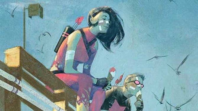 HAWKEYE Set Photos Reveal A Hi-Res Look At Clint Barton, Kate Bishop, And Lucky The Pizza Dog