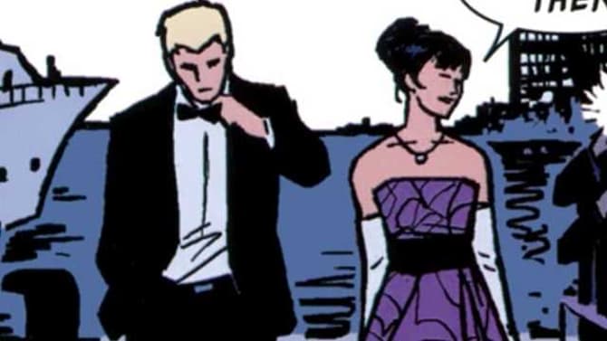 HAWKEYE Set Photos Show The Archers Attending A Party As Closer Look At Kate Bishop's Costume Is Revealed