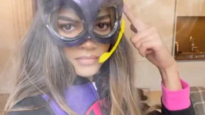 BATGIRL Star Leslie Grace Dons Barbara Gordon's Costume For Halloween (But Not The One From The Movie)