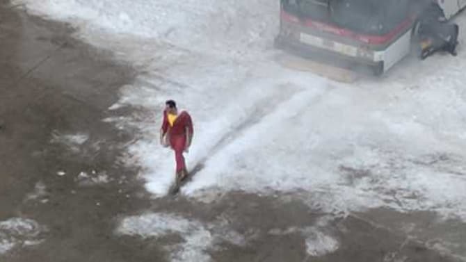 SHAZAM Set Video Features The Hero In Action And Gives Us Another Look At Zachary Levi In Full Costume