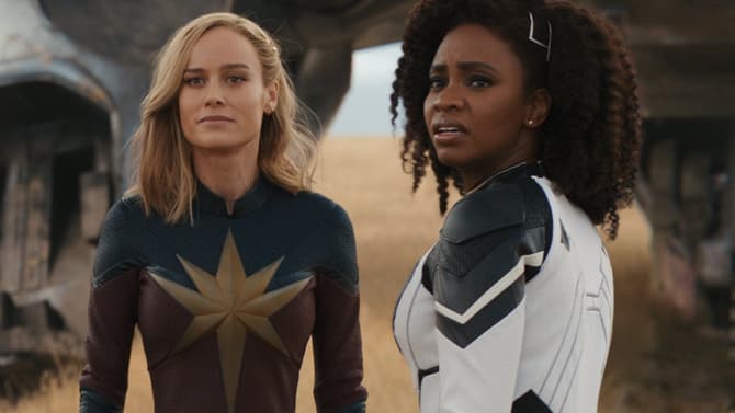 THE MARVELS Behind-The-Scenes Photo Reveals That A Major Captain Marvel Development Was Scrapped