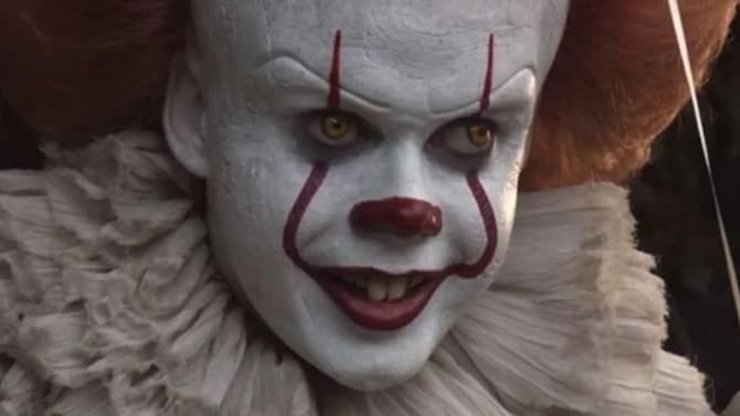IT: CHAPTER 2 Set Photos Offer Our Best Look Yet At Bill Skarsgard As Pennywise The Dancing Clown