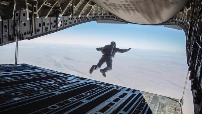 Tom Cruise Jumps Out Of A Plane In A Pair Of Insane New Photos From MISSION: IMPOSSIBLE - FALLOUT