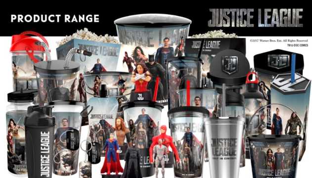 JUSTICE LEAGUE Theater Merchandise Images Provide New 