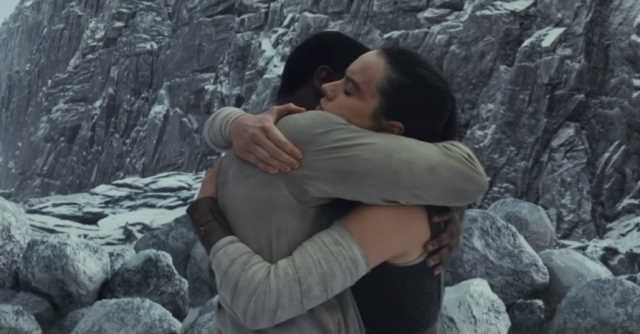 Image result for finn and rey kiss"