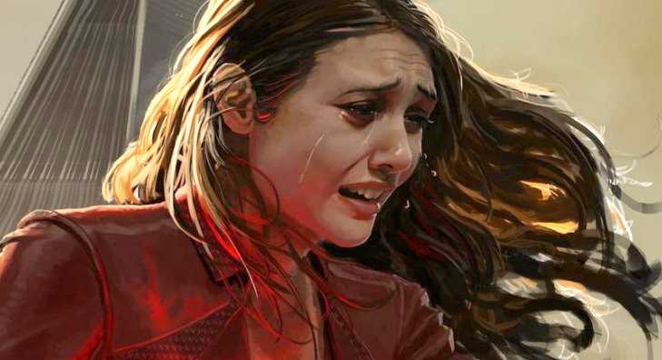 New AVENGERS: INFINITY WAR Concept Art Spotlights Wanda And Vision's Heartbreaking Farewell - Vimarsana News